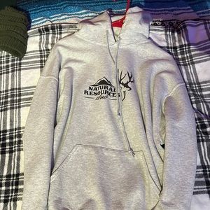 natural resources hoodie grey size xl